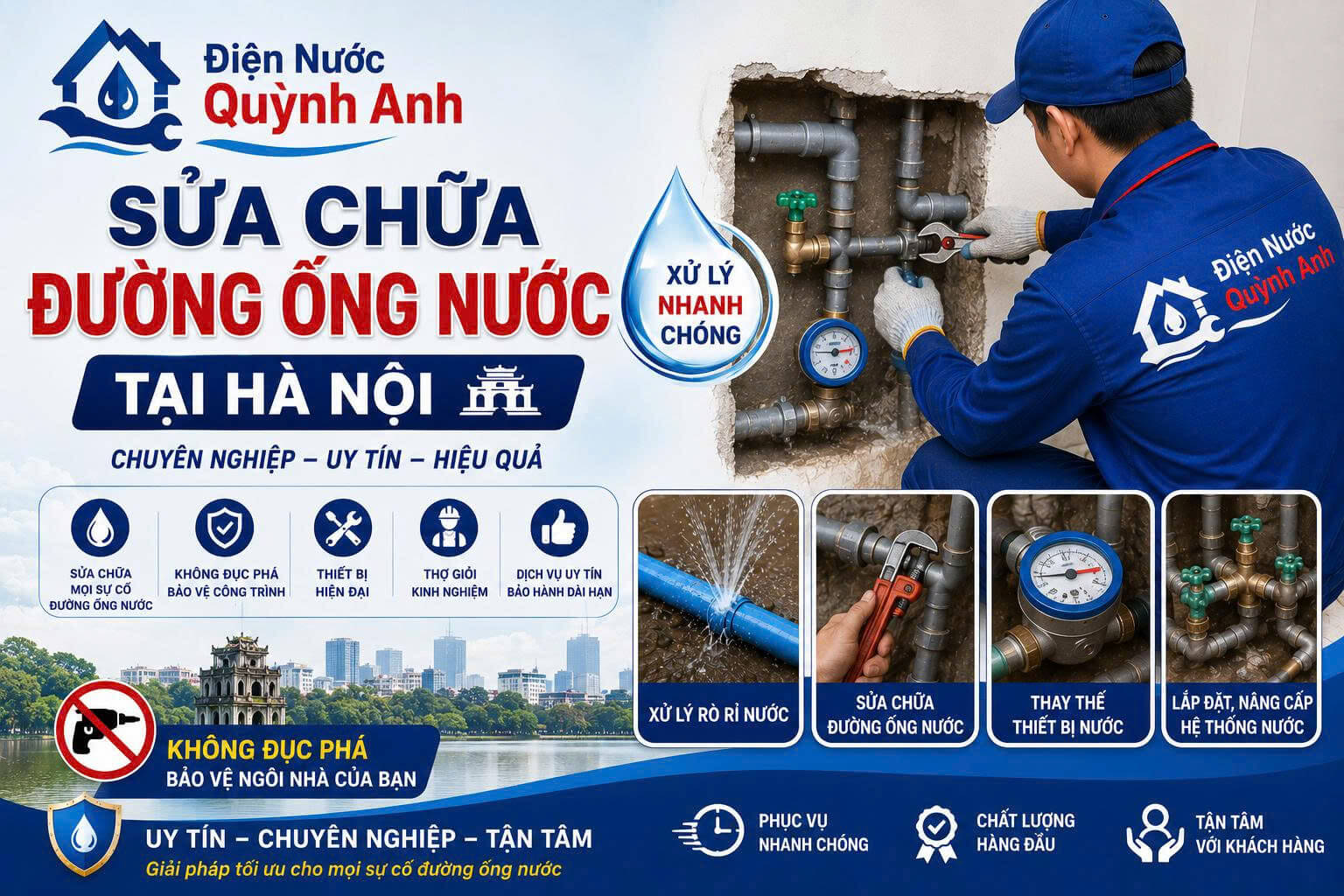 Sửa Chữa Đường Ống Nước ở Tại Hà Nội