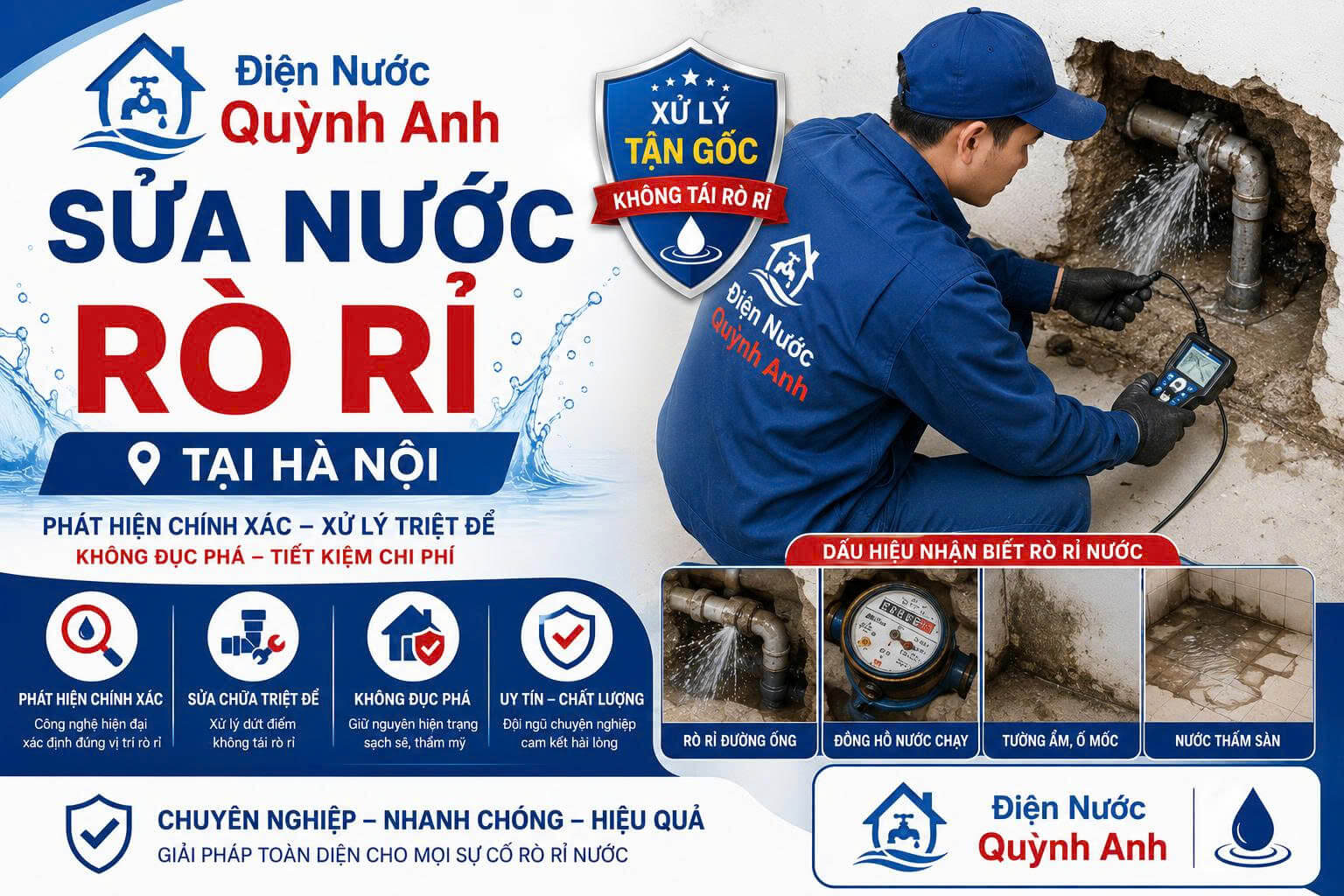 Sửa Nước Rò Rỉ ở Tại Hà Nội