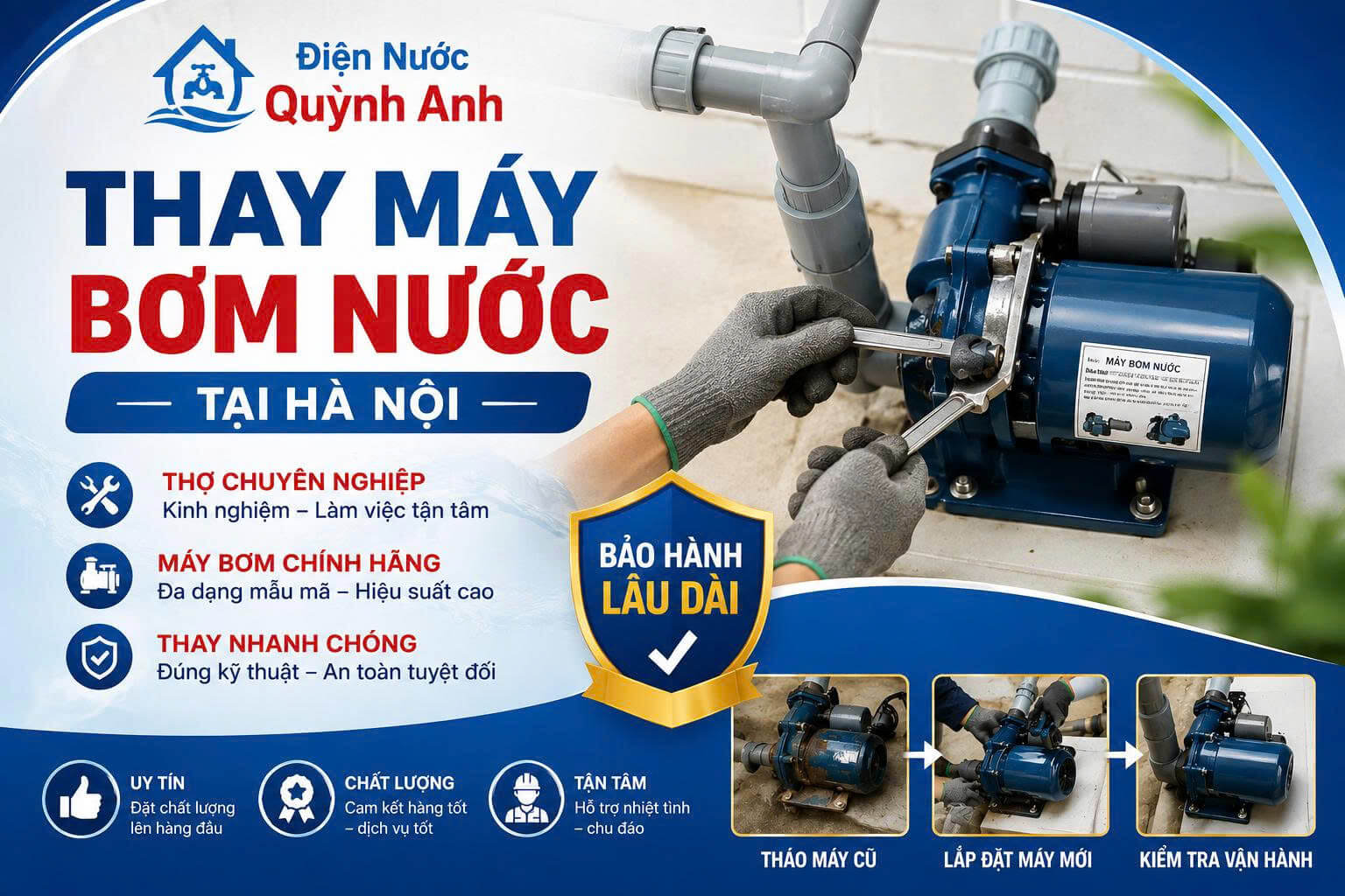 Thay Máy Bơm Nước Tại Hà Nội