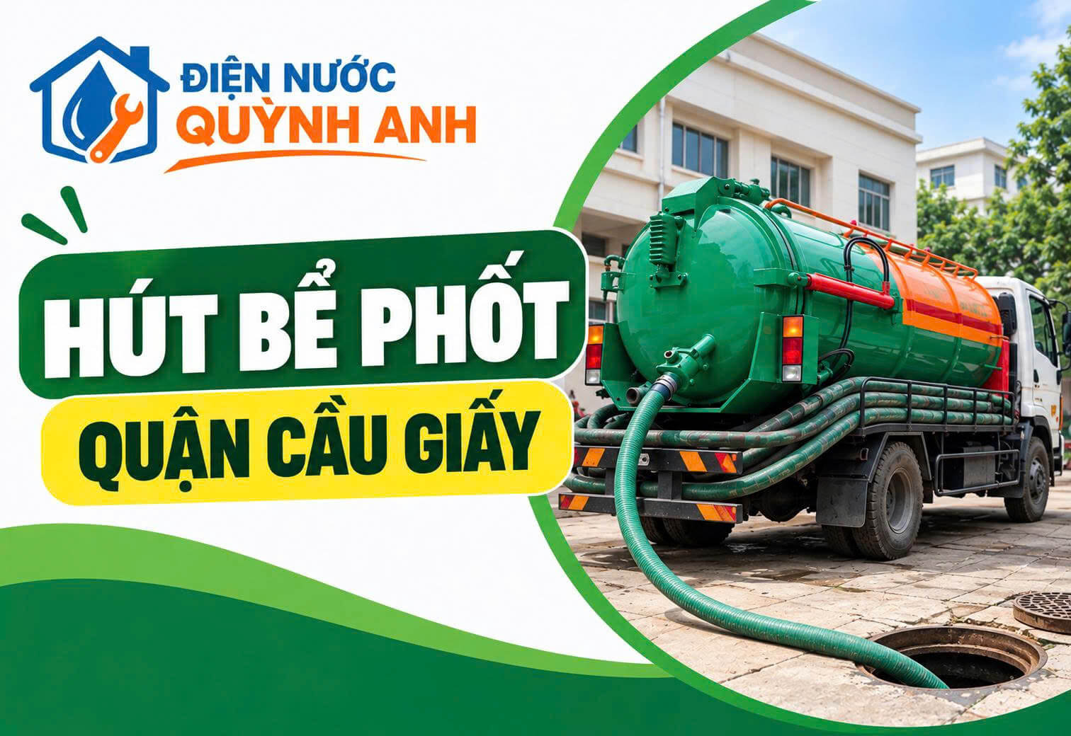 Hút Bể Phốt Quận Cầu Giấy