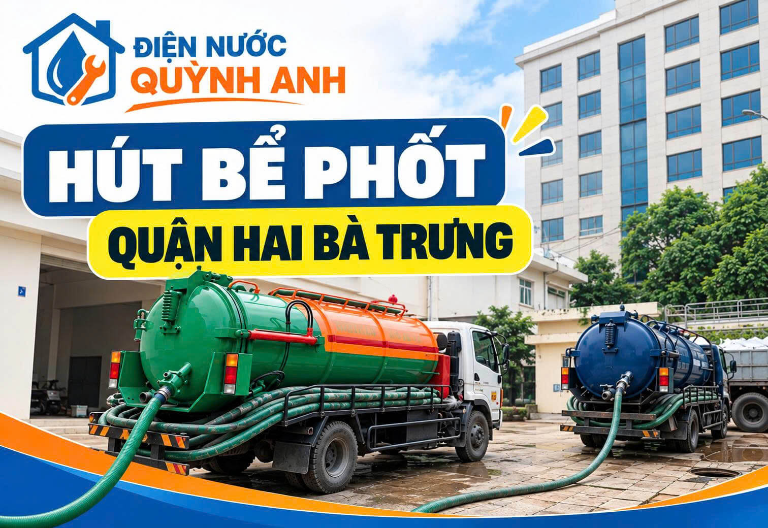 Hút Bể Phốt Quận Hai Bà Trưng