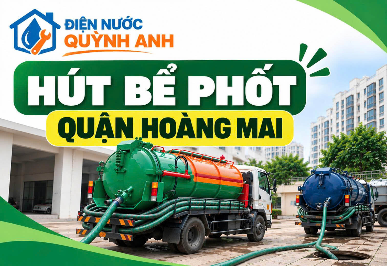 Hút Bể Phốt Quận Hoàng Mai