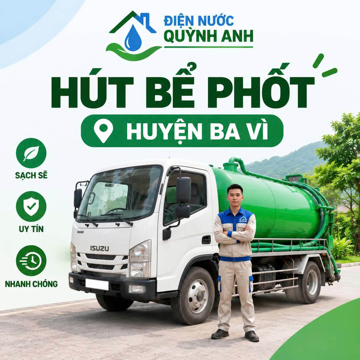 Hút Bể Phốt Tại Ba Vì