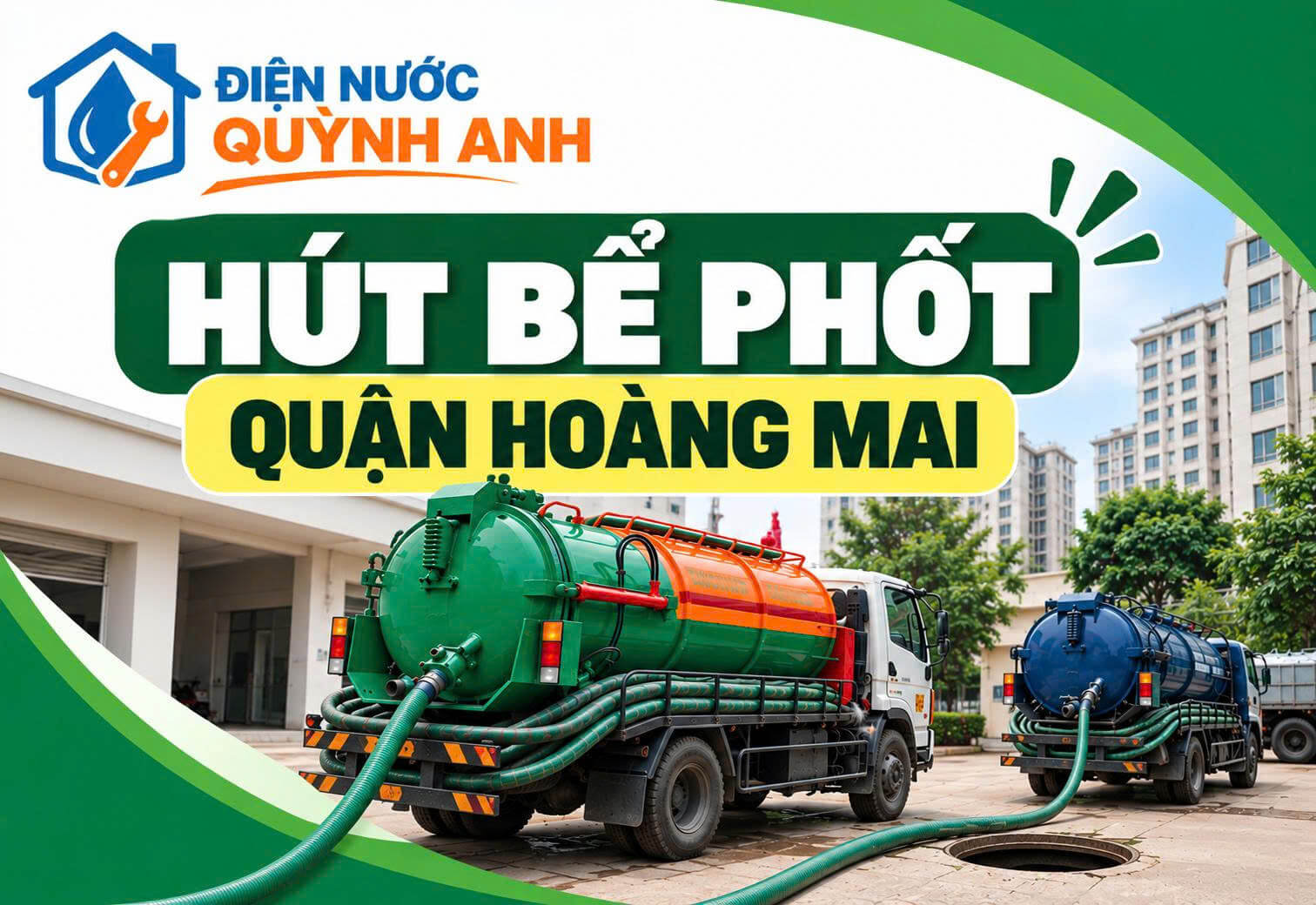 Hút Bể Phốt Tại Quận Hoàng Mai