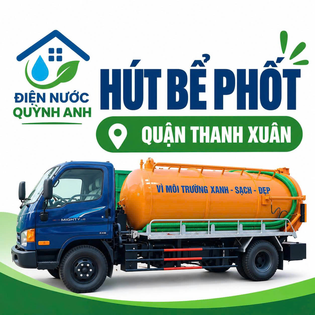 Hút Bể Phốt Tại Quận Thanh Xuân