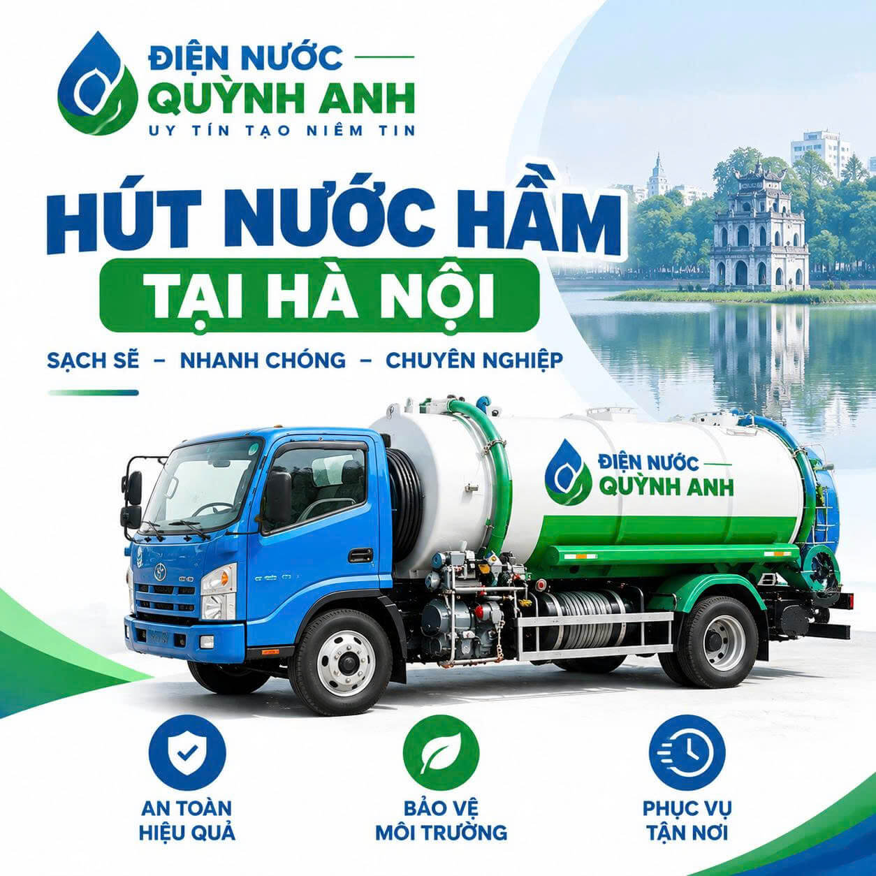 Hút Nước Hầm Tại Hà Nội