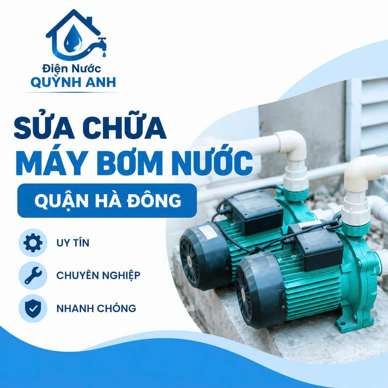 Sửa Chữa Máy Bơm Nước Quận Hà Đông