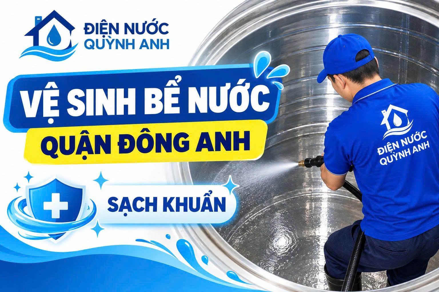 Vệ Sinh Bể Nước Đông Anh