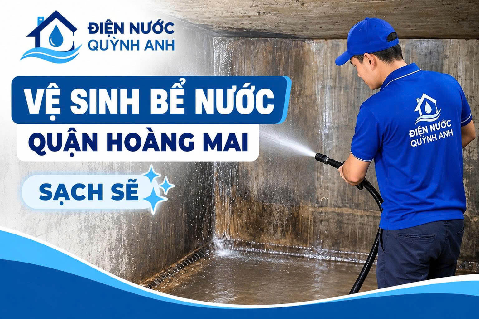 Vệ Sinh Bể Nước Hoàng Mai