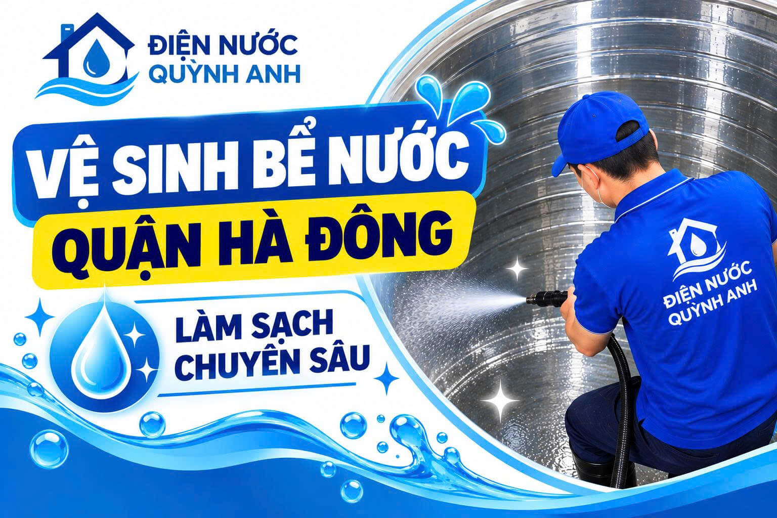 Vệ Sinh Bể Nước Quận Hà Đông