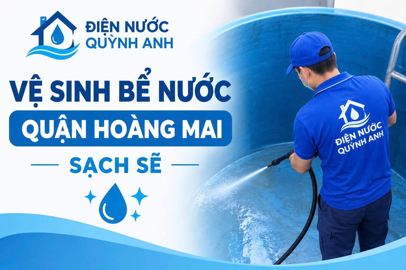 Vệ Sinh Bể Nước Quận Hoàng Mai